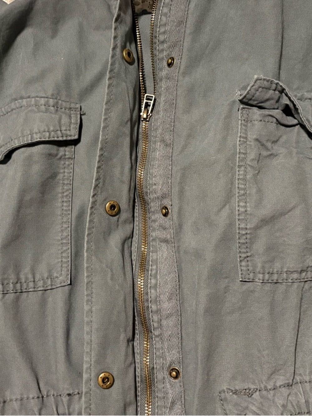 Ava & Viv Blue Hooded Utility Jacket - Picture 4 of 7